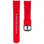 Curea silicon, compatibila Amazfit Active, telescoape Quick Release, Rosu