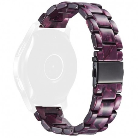 Curea polimer, compatibila Amazfit Active, telescoape Quick Release, Tyrian Purple