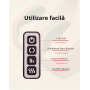 Aparat masaj picioare, Intensitate Reglabilă, Căldură, Multizonă, Negru