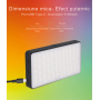 Lampă LED RGB  W140 - Lumina Continuă pentru Foto și Video, 2500-9000K, Acumulator 3100mAh, Control HSI, CRI 95+, 20 Moduri