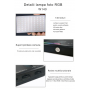 Lampă LED RGB  W140 - Lumina Continuă pentru Foto și Video, 2500-9000K, Acumulator 3100mAh, Control HSI, CRI 95+, 20 Moduri