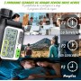 Programator pentru irigare/udare, senzor ploaie, IPX4, conector alamă, gazon, gradină, bonus conector furtun si lance stropit