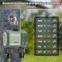 Programator pentru irigare Wireless, Bluetooth, 2 zone, IPX4, conector alamă, gazon, gradină, conector furtun si lance stropit