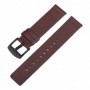 Curea piele naturala, compatibila Garmin Forerunner 165, telescoape Quick Release, Maro