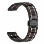 Curea ceramica, compatibila Garmin Forerunner 165, telescoape QR, Gold Streak