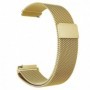 Curea Milanese Loop, compatibila Garmin Forerunner 55, telescoape Quick Release, Auriu