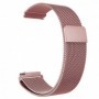 Curea Milanese Loop, compatibila Garmin Forerunner 55, telescoape Quick Release, Pink Rose