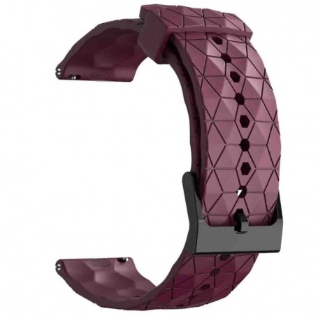 Curea silicon, compatibila Garmin Vivoactive 5, telescoape QR, Royal Velvet