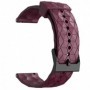 Curea silicon, compatibila Garmin Vivoactive 5, telescoape QR, Royal Velvet