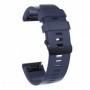 Curea silicon compatibila Garmin Fenix 8, 47mm, Solar, 22mm, Granite Blue