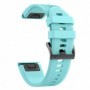 Curea silicon compatibila Garmin Fenix 8, 51mm, Amoled, 26mm, Verde