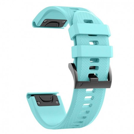 Curea silicon compatibila Garmin Fenix 8, 51mm, Solar, 26mm, Verde