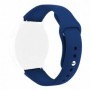 Curea silicon, compatibila Huawei Watch GT 5 41mm, telescoape Quick Release, Navy Twilight
