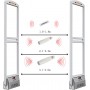 Kit complet Sistem Alarma Magazin, Porti Antiefractie, detectie avansata AM58Khz, Dezactivator etichete inclus