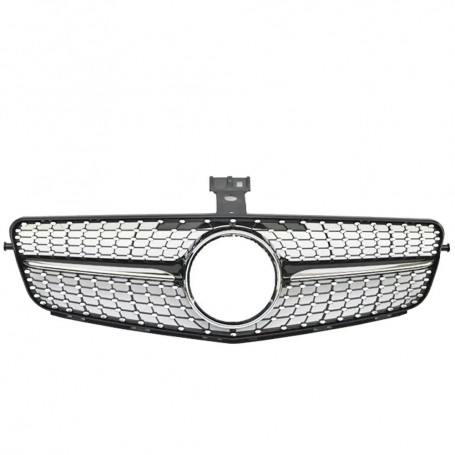 Grila compatibila MERCEDES Benz C-Class W204 S204 2007-2014, Premium Diamond