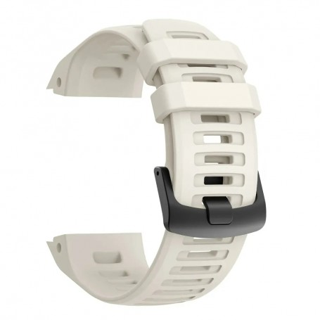 Curea silicon compatibila Garmin Instinct, Garmin Instinct 2, Vanilla Mist