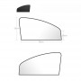 Set parasolare magnetice auto geamuri fata – accesoriu practic pentru protecție solară și confidențialitate