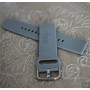Curea smartwatch din silicon gri personalizabilă cu gravură – Compatibilă Samsung, Apple, Huawei etc