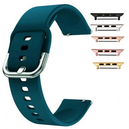 Curea silicon, compatibila Apple Watch 10, 42mm, Sacramento Green