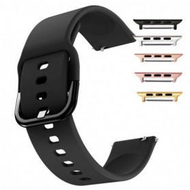 Curea silicon, compatibila Apple Watch 10, 42mm, Black Coal