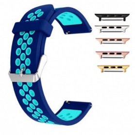 Curea silicon, compatibila Apple Watch 10, 42mm, Olympic Blue