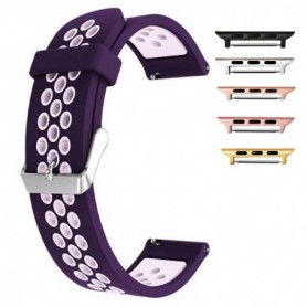 Curea silicon, compatibila Apple Watch 10, 42mm, Indigo White