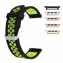 Curea silicon, compatibila Apple Watch 10, 42mm, Black Lime