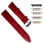 Curea din piele, compatibila cu Apple Watch 10, 46mm, Reddish Spots