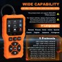 Tester auto OBD2 multifuncțional V529/V310, compatibil universal, 9 protocoale, afișaj color, diagnoză rapidă – 9 limbi