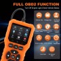 Tester auto OBD2 multifuncțional V529/V310, compatibil universal, 9 protocoale, afișaj color, diagnoză rapidă – 9 limbi
