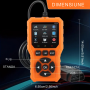 Tester auto OBD2 multifuncțional V529/V310, compatibil universal, 9 protocoale, afișaj color, diagnoză rapidă – 9 limbi