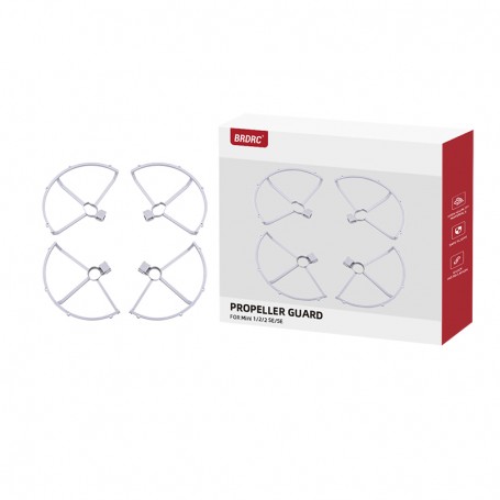 Apărătoare elice dronă DJI Mini 2 / Mini SE / Mini 4K – Set 4 protecții rapide, ABS, montaj rapid