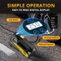 Compresor auto portabil digital 150PSI, 12V, cu afișaj și lumină LED, fără baterie