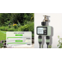 Programator irigatii, 2 zone, cu senzor de ploaie inteligent, temporizator digital pentru grădină și gazon