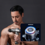 Aparat masaj tip pistol Lenovo, deep tissue, 10 capete, silențios, USB, ideal pentru relaxare musculară