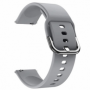 Curea silicon, compatibila Huawei Watch GT 4 41mm, telescoape Quick Release, Grey Classic