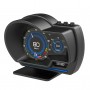 HUD auto OBD2 + GPS pentru diagnoză și siguranță – afișaj viteză, turații, temperatură, voltaj, erori motor, stil sport
