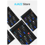 Stream Deck Mecanic Ajazz AKP05, USB, Programabil, Mini Controler pentru Streaming, Editare, Gaming