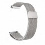 Curea Milanese Slim Fit pentru Huawei Watch GT Runner 2, Telescoape QR, 22mm, Argintiu