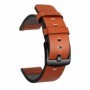 Curea piele naturala pentru Huawei Watch GT Runner 2, telescoape Quick Release, 22mm, Light Brown