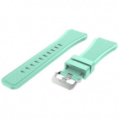 Curea silicon pentru Huawei Watch GT Runner 2, telescoape Quick Release, 22mm, Verde