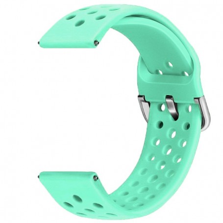 Curea din silicon pentru Huawei Watch GT Runner 2, Telescoape QR, 22mm, Mint Green