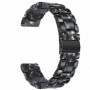 Curea polimer pentru Huawei Watch GT Runner 2, Telescoape QR, 22mm, Black Spot