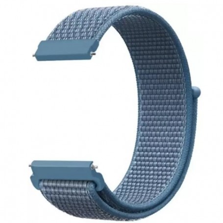 Curea material textil, pentru Huawei Watch GT Runner 2, Telescoape QR, 22mm, Powder Blue