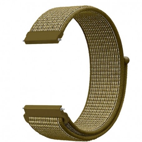 Curea material textil, pentru Huawei Watch GT Runner 2, Telescoape QR, 22mm, Tan Brown