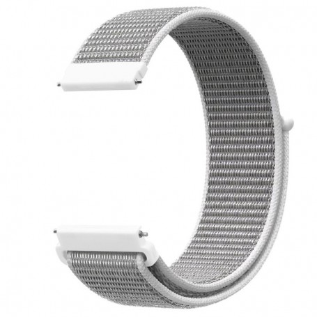 Curea material textil, pentru Huawei Watch GT Runner 2, Telescoape QR, 22mm, Light Gray