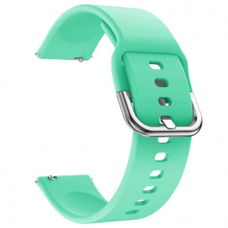 Curea din silicon pentru Huawei Watch GT Runner 2, Telescoape QR, 22mm, Seafoam Green