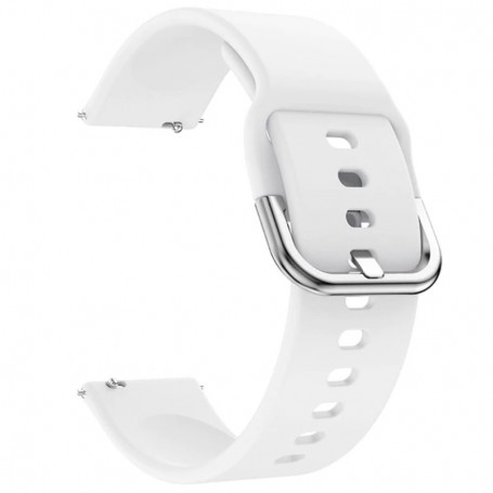 Curea din silicon pentru Huawei Watch GT Runner 2, Telescoape QR, 22mm, Daisy White