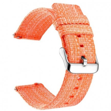 Curea material textil, pentru Huawei Watch GT Runner 2, Telescoape QR, 22mm, Merigold Orange