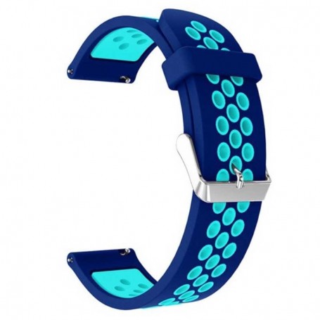 Curea din silicon pentru Huawei Watch GT Runner 2, Telescoape QR, 22mm, Olympic Blue